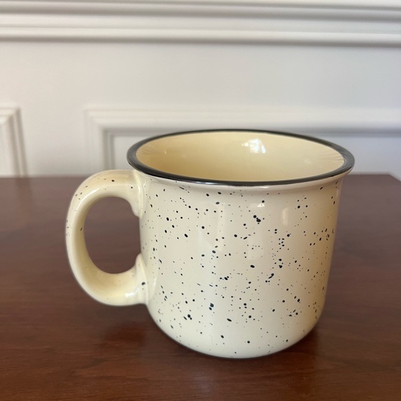 Mast General Store Campfire Ivory Speckled Ceramic Enamel Coffee Cup Mug, 15Oz - Picture 3 of 5